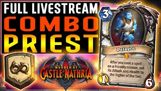 ⭐ WILD Combo Priest! Murder at Castle Nathria - Hearthstone