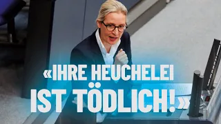 "Ihre Heuchelei ist tödlich!" - Alice Weidel - AfD