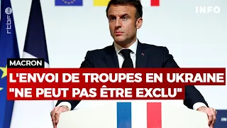 Emmanuel Macron isolé après ses récentes déclarations sur l'envoi de troupes en Ukraine - RTBF Info