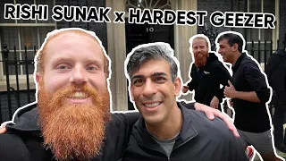 Prime Minister Rishi Sunak runs with Hardest Geezer