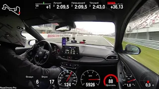 Turbo Racing Cup, Hyundai i30N, Moscow Raceway GP10, lap time: 2:06,8