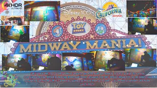 [4K] Toy Story Midway Mania On-Ride and Entrance to Exit Queue POV, Disney California Adventure 2023