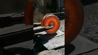 Process of making a train wheel