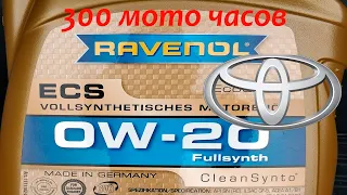 Тест моторного масла Ravenol ECS 0w20, SN, GF-5.