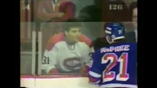 Rangers - Canadiens g2 rough stuff 5/3/86