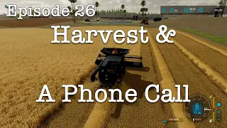 Frontier - #26 - FS22 - Harvest & A Phone Call - Survival Roleplay | Farming Simulator 22 PS5