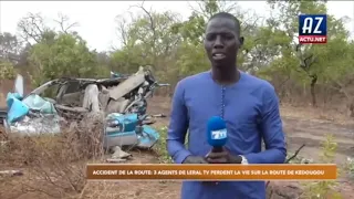 😪😪Regardez les tristes images de l'accident des journalistes de Leeal Tv