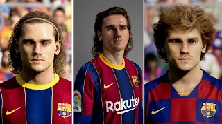 🔥 PES 2021 vs REAL LIFE vs PES 2020  - Barcelona Player Faces Ft. Messi, Griezmann, Coutinho ✅