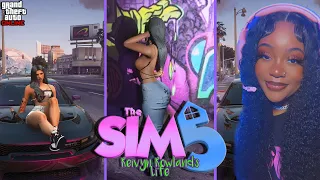 *NEW LP*✨Playing THE SIMS 5 for the FIRST TIME! (GTA V Roleplay) | The Fab Life of Reivyn Rowland 💋✨
