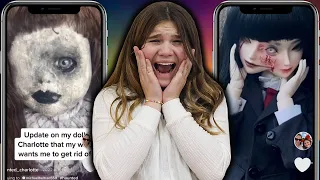 Creepy Dolls Caughr Moving On Camera! Reacting to TikToks