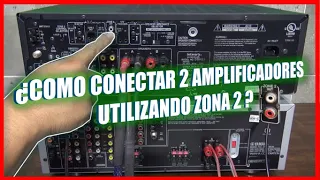 COMO CONECTAR 2 AMPLIFICADORES UTILIZANDO ZONA 2 #tutorial