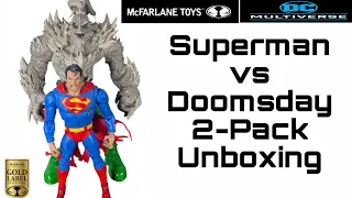 Superman vs Doomsday | Gold Label | Mcfarlane Toys | DC Multiverse | Unboxing