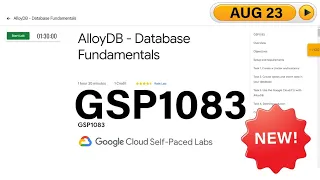 AlloyDB - Database Fundamentals || #GSP1083 || #qwiklabs solution