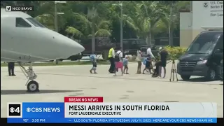 Messi arrives in South Florida