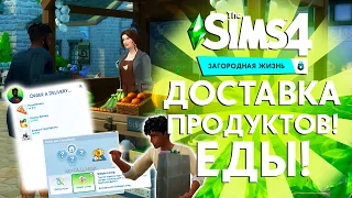 НОВАЯ СИСТЕМА ДОСТАВКИ ПРОДУКТОВ THE SIMS 4 - ПУСТОЙ ХОЛОДИЛЬНИК, МАГАЗИНЫ ПРОДУКТОВ, ДОСТАВКА ЕДЫ!