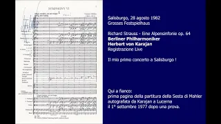 Richard Strauss - Eine Alpensinfonie / Karajan - Berliner Philharmoniker / Live Recording 1982