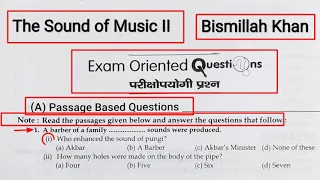 The Sound of Music Passage Based Question | The Sound of Music Part 2 | in hindi | Class 9 English |