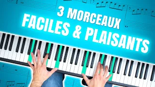 Trois morceaux SIMPLES et PLAISANTS à jouer (parfait pour débuter au Piano 🎹)