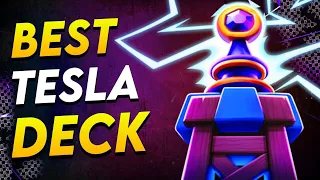 Playing the *BEST* Tesla Evolution Deck in Clash Royale