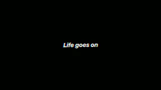 BTS - Life Goes On (Audio Edit)❤️🥀 Blackscreen Overlay Lyrics For Edits WhatsApp Status