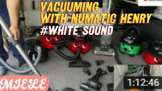 Vacuuming With Numatic Henry Hoover, Miele | White Noise Henry Hoover Sound Very Satisfying