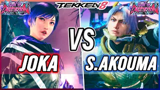 T8 🔥 JoKa (Reina) vs Super Akouma (Lee) 🔥 Tekken 8 High Level Gameplay