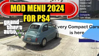 GTA 5 Mod menu All Compacts Car of PS4 | Wildemodz Mod Menu on ps4 jailbreak