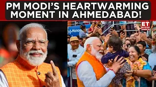 PM Modi Captured In An 'Aww Moment' With Kids In Ahmedabad | Lok Sabha Elections | ET Now