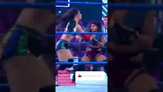 Yulisa Leon and Valentina Feroz vs Kayden Carter and Katana Chance in WWE NXT Diva Match  #shorts