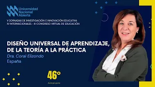 Conferencia inaugural: "Diseño Universal de Aprendizaje, de la teoría a la práctica"(Coral Elizondo)