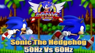 Sonic 1 - 50Hz vs 60Hz (PAL vs NTSC) - An informative comparison