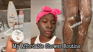 My affordable shower routine | feminine hygiene, oral hygiene, body care