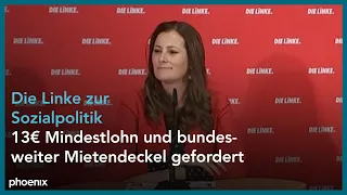 Die Linke: Janine Wissler & Dietmar Bartsch zu  Kernpunkten "Sozialer Kurswechsel in Deutschland"