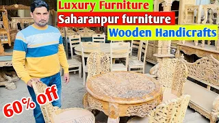 Buy Luxury wooden furniture market luxury furniture handicrafts market in saharanpur UP