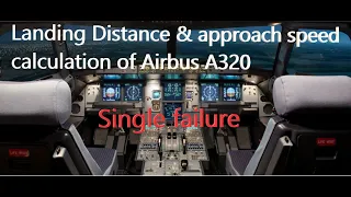 A320 Performance| Part1: Landing distance and approach speed calculation for A320 (single failure)✈