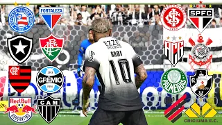 CAMPEONATO BRASILEIRO 2024 | 08/38 RODADA | FLAMENGO, PALMEIRAS, CORINTHIANS NOS PÊNALTIS - PES 21