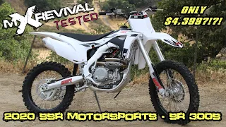 I bought a brand new CHINESE dirt bike... And WOW - All new 2020 SSR SR300 first ride & review