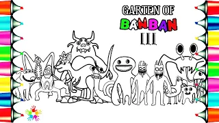 New Coloring Pages Garten Of Banban chapter 3 / Coloring New Monsters / Tobu - Memory Lane [NCS]