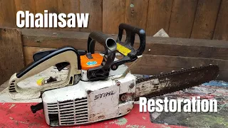 Restoration Old1980s Sthil Chainsaw  | Restoring 2-Stroke #Gasoline / #Petrol Chain Saw