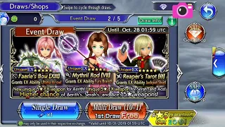 DFFOO [GL] Event Draw Aerith,Ace,Serah Banner Free Pull