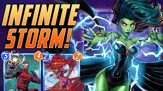 I hit Infinite with this cool STORM GUARDIANS deck!