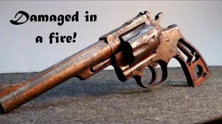Gun restoration, 🔥Fire damaged Ruger .357 magnum, (With nervous test firing)