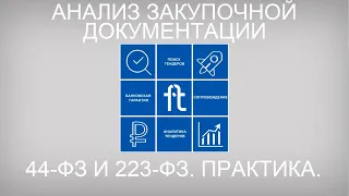 Анализ закупочной документации 44-ФЗ и 223-ФЗ. Практика.