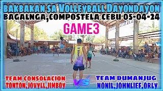 Game3:Decision Bakbakan sa Bagalnga Compostela Cebu.Team Consolacion Vs.Team Dumanjug.05-04-24.