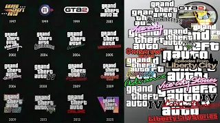 All GTA 48 Games (1997-2024) Grand Theft Auto (GTA 1) TO GTA San Andreas - The Definitive Edition