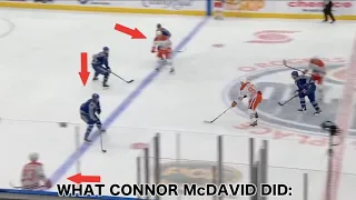 How Connor McDavid Skated Through The Entire Toronto Maple Leafs Team | Goal Breakdowns