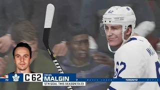 NHL 21 Season mode: Toronto Maple Leafs vs Vancouver Canucks - (Xbox One HD) [1080p60FPS]