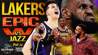 LeBron Takes Over After AD Injures Ankle, Lakers Comeback To an EPiC Win vs Jazz 🔥🔥 | Feb 16, 2022