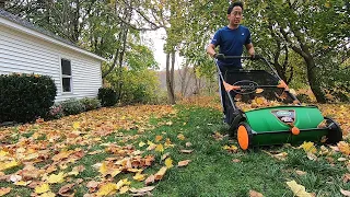 Scotts Lawn Sweeper: Push Reel Leaf Clearance