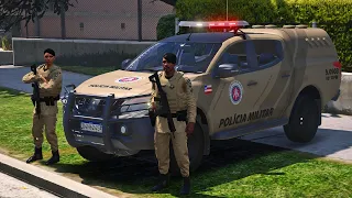 INDIVÍDUOS M0RR3M EM CONFRONTO COM A 9ª CIPM NA BAHIA - POLICIA NO GTA 5